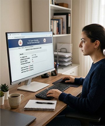 Ehliyet Ceza Puanı Sorgulama Nasıl Yapılır?